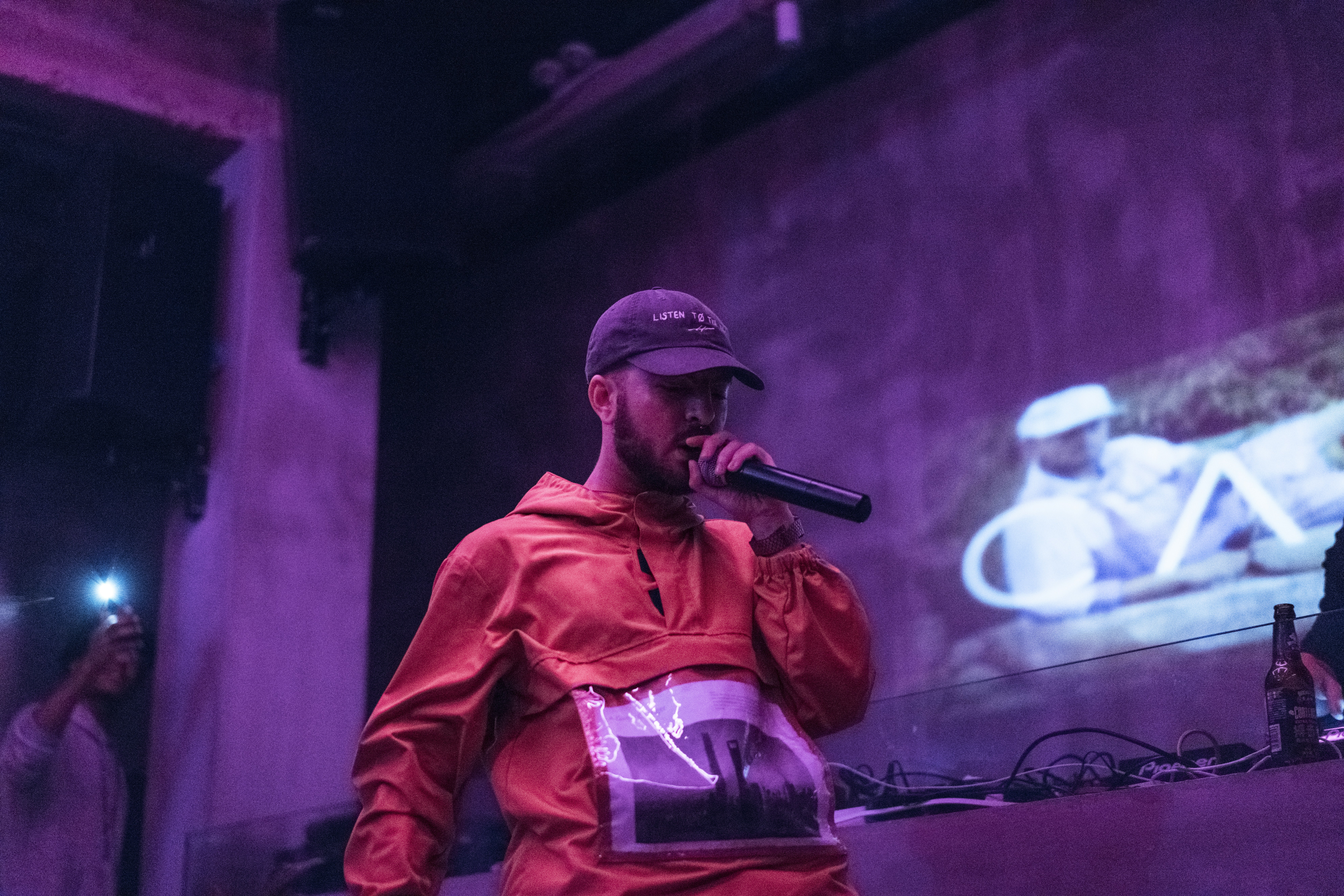 Neon streetwear portrait