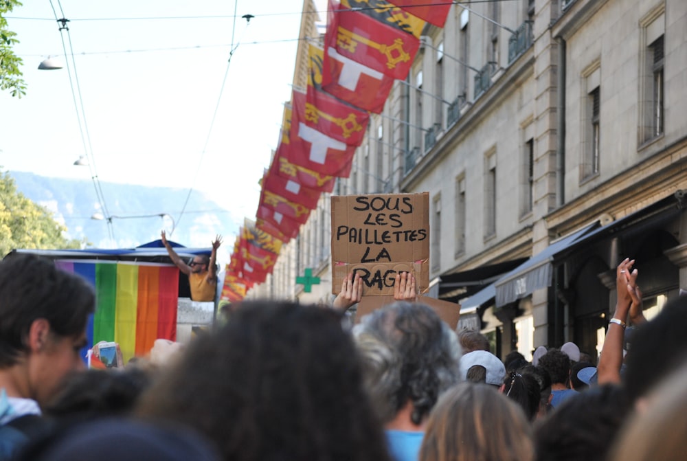 group of person protesting outdoors