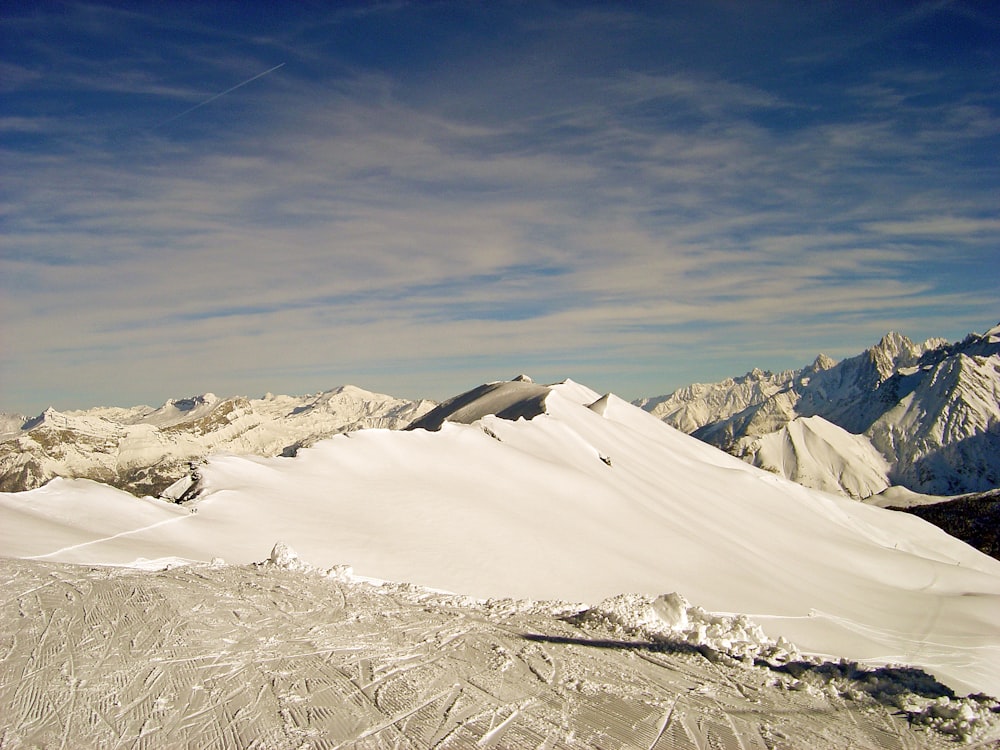 landscape photograph of mountain ranges