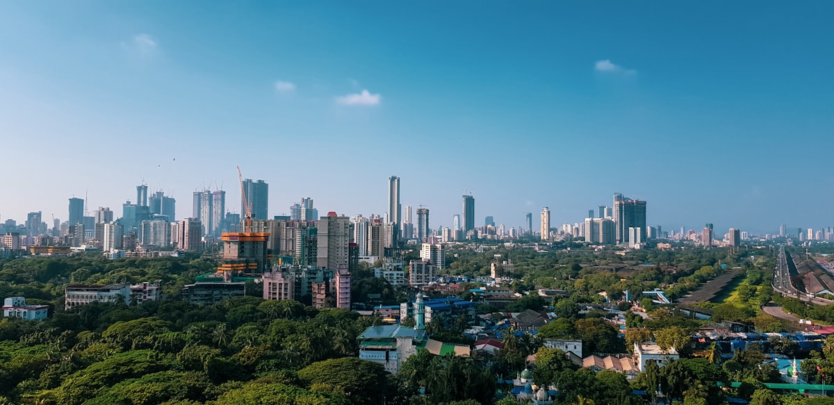 Mumbai skyline lit up at night for Diwali celebrations