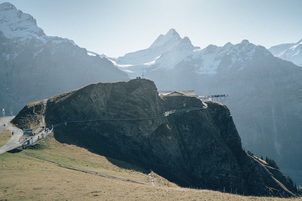 gray and brown mountains during daytime