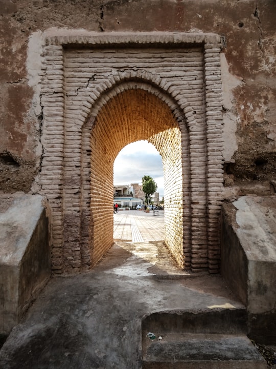 arch-concrete archway during daytime in Taroudant Morocco