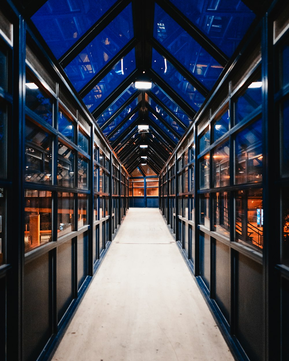 hallway of inside building view