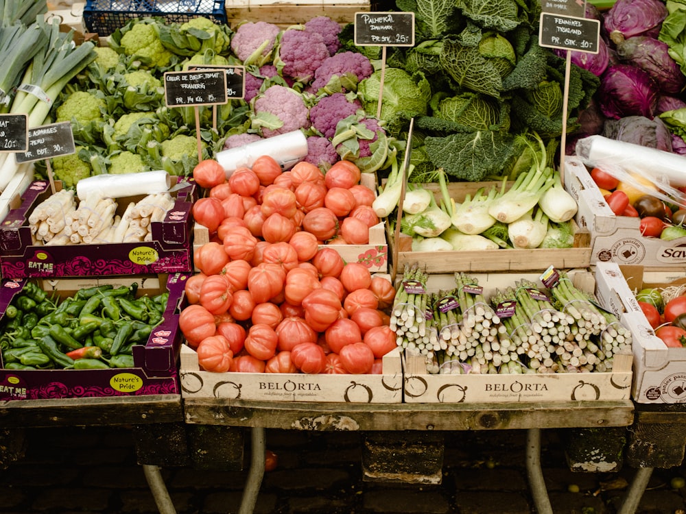 assorted vegetables