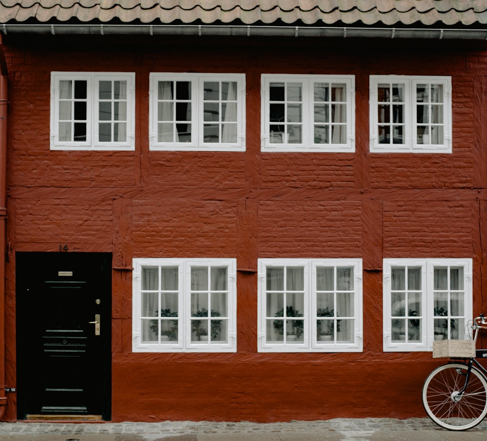 brown and white concrete 2-story building