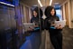 woman in black shirt using laptop computer