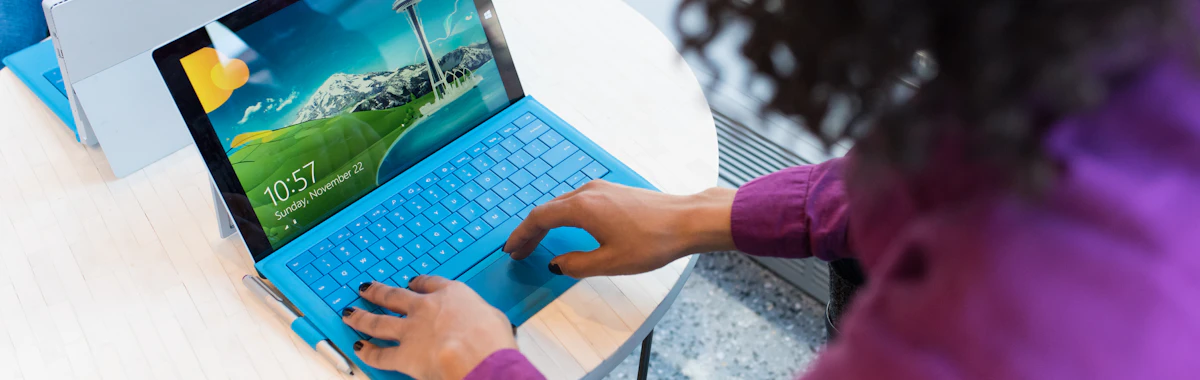 Community support worker helping a family access assistance programs