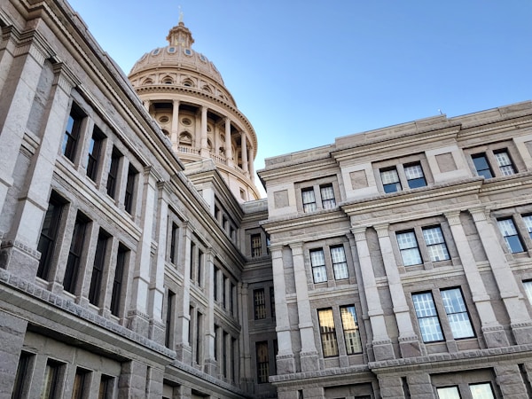 A state government building, the level at which Nevada educator license decisions are made rather than at the district office