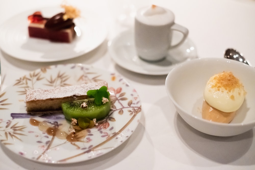 steam bun on white ceramic bowl