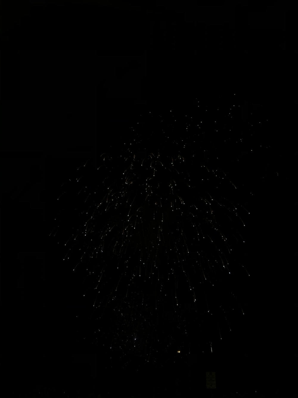 a black sky filled with lots of fireworks