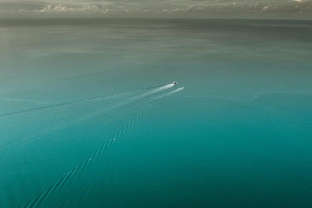 青く穏やかな海