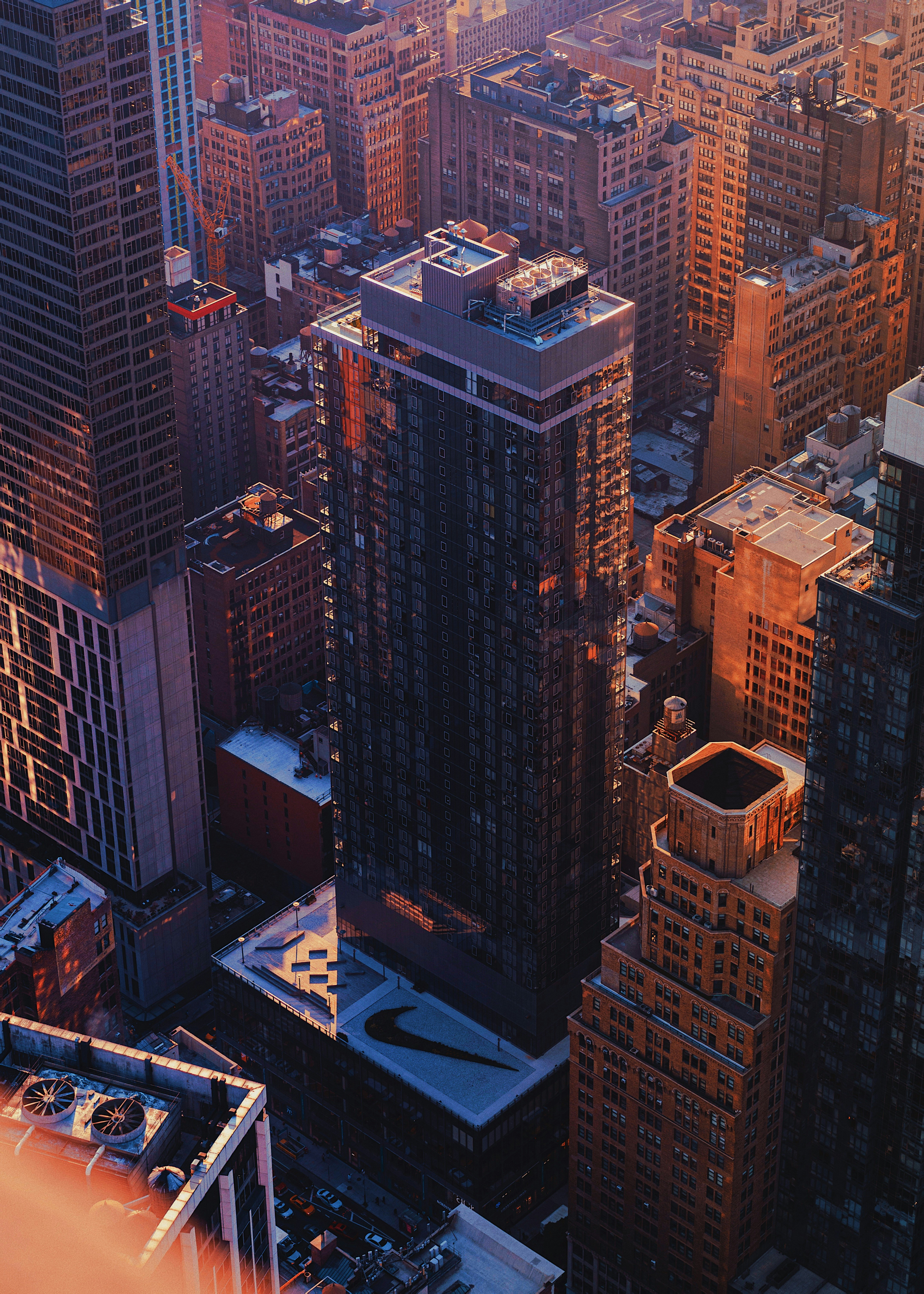 aerial photography of brown buildings during daytime