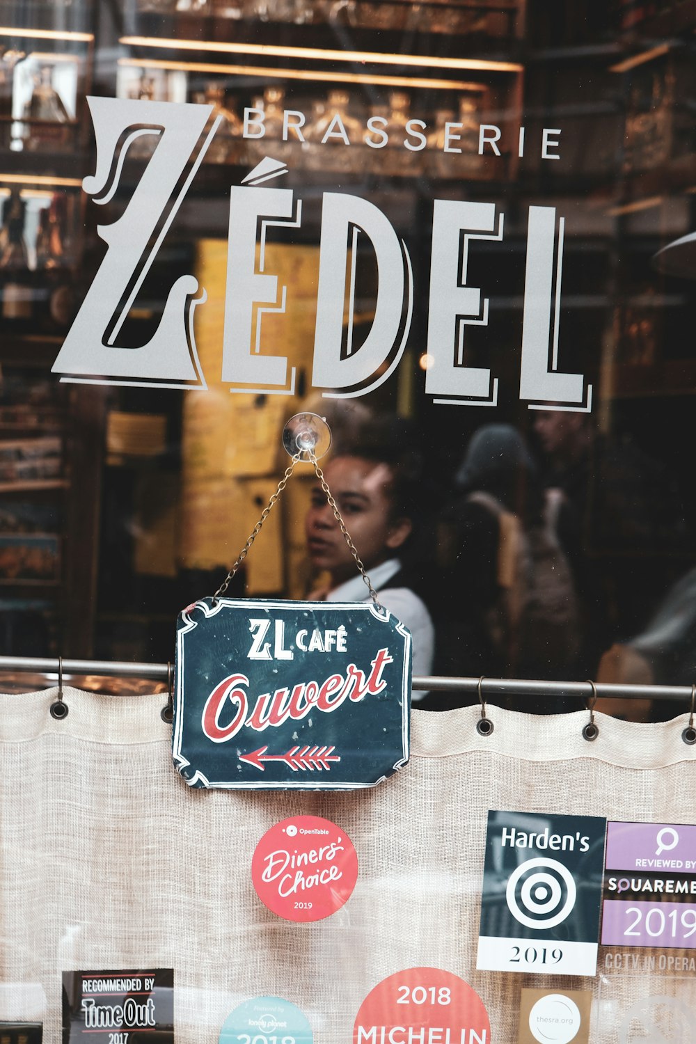 Brasserie Zedel signage