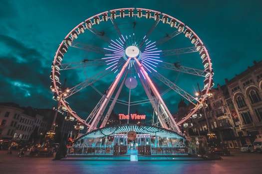 beige ferris wheel