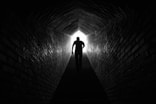 silhouette of person