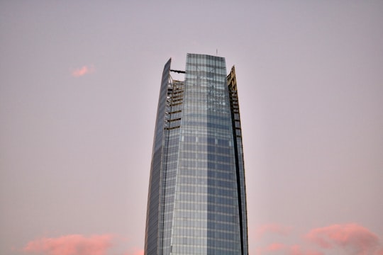 mirror high rise building in Santiago de Chile Chile