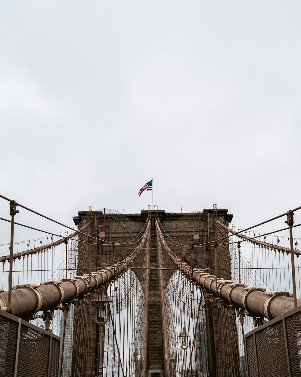 Brooklyn Bridge, New York during daytime
