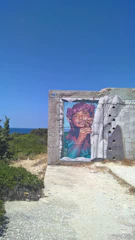A vibrant outdoor mural reflecting the sunny spirit of Southern California.