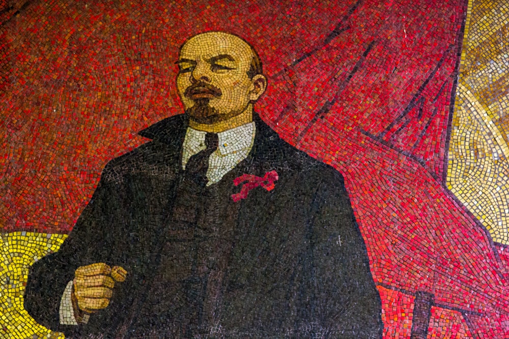 Ilustração de Vladimir Lenin