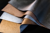 selective-focus of photography of assorted color of leather