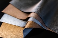 selective-focus of photography of assorted color of leather