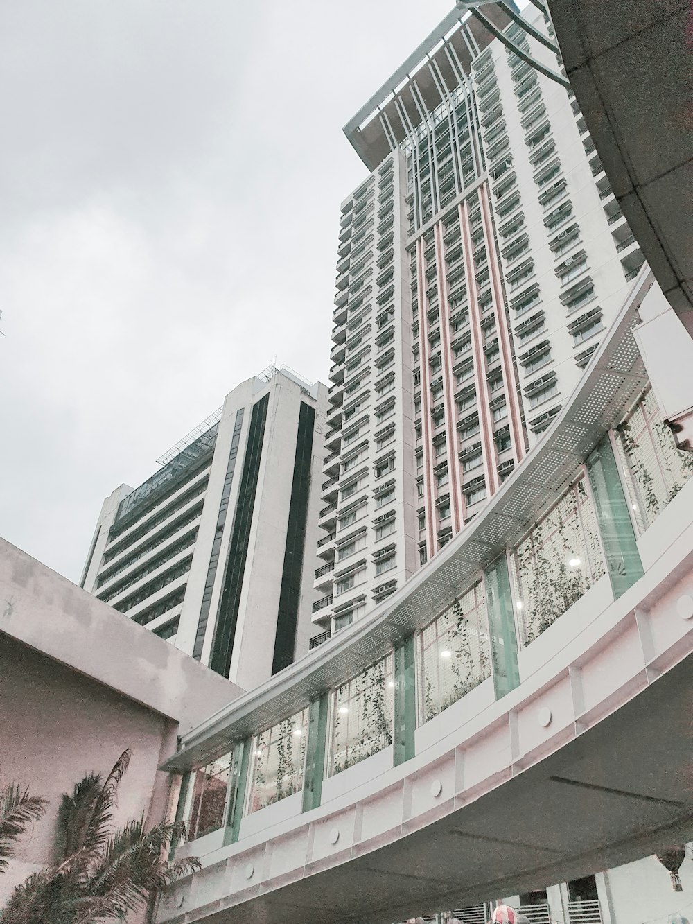 white concrete buildings