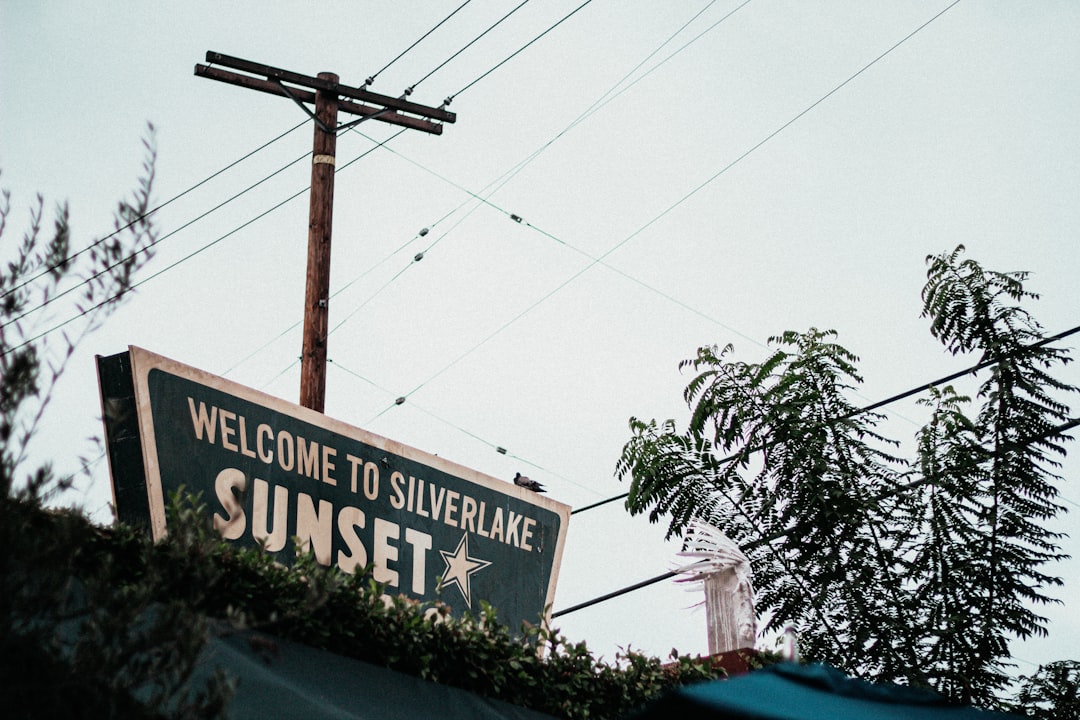 Welcome to the Silverlake Sunset signage,
