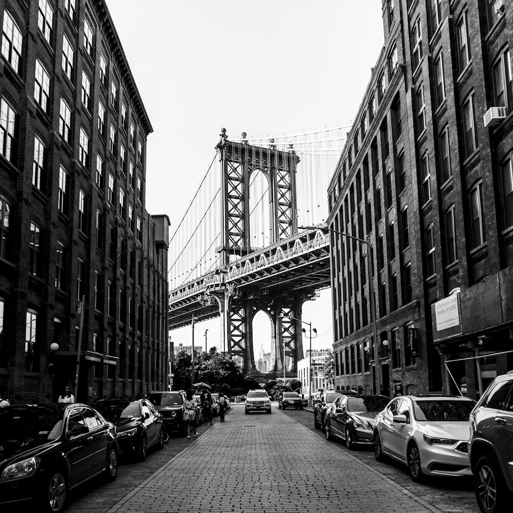 Manhattan Bridge, New York during daytime