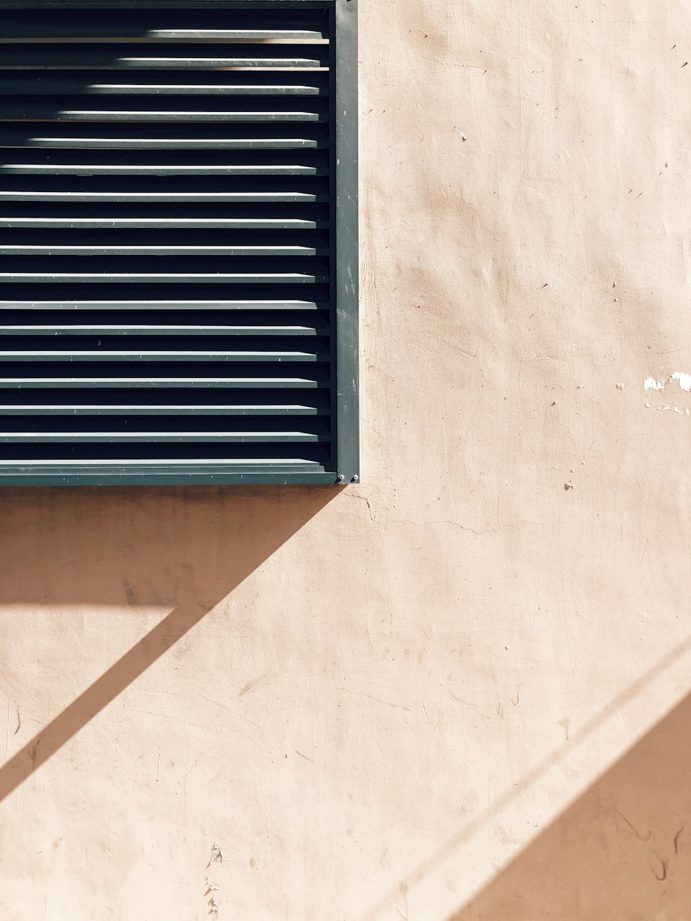 black wooden window