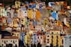 assorted-color houses