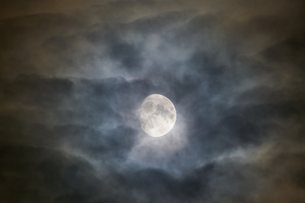 waxing Gibbous moon