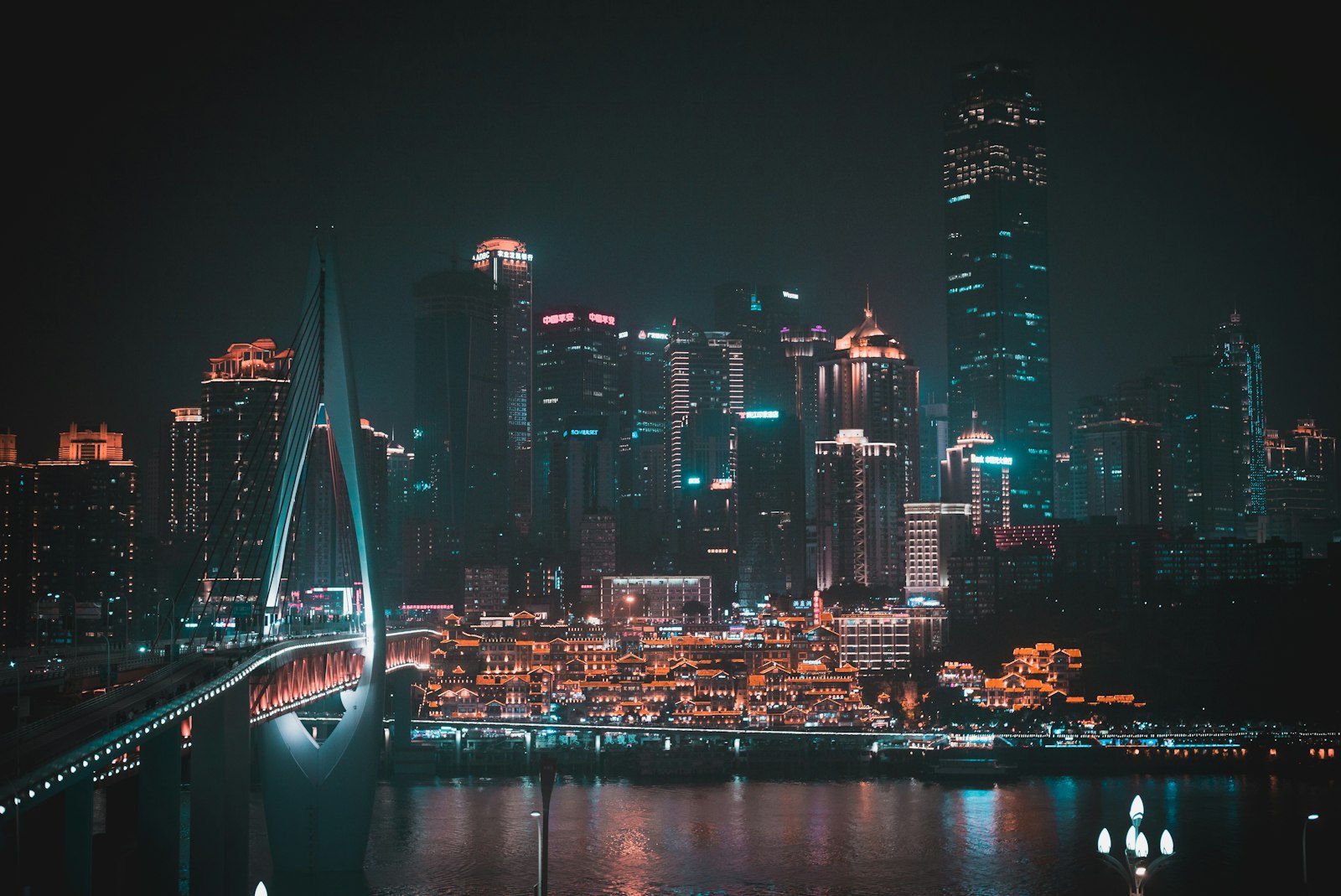 Leica Summilux-M 50mm F1.4 ASPH sample photo. City skyline during night photography