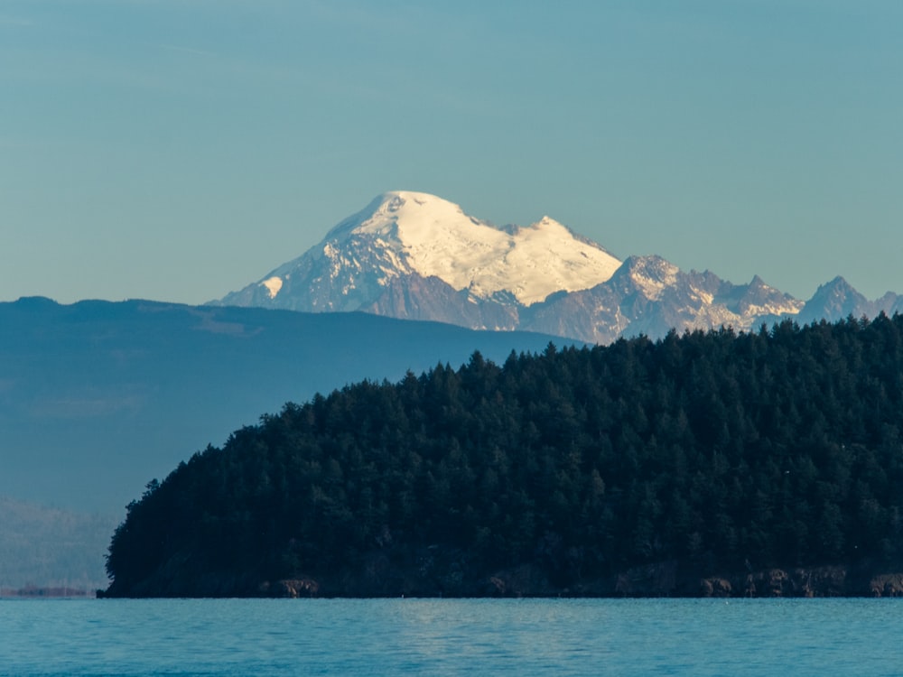 body of water surrounding the island