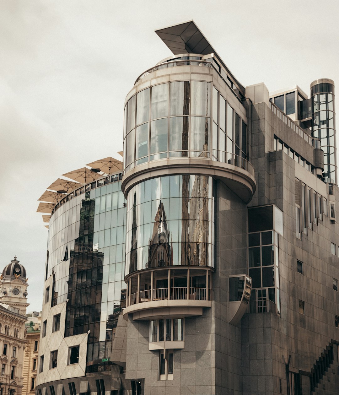 low-angle photo of glass building