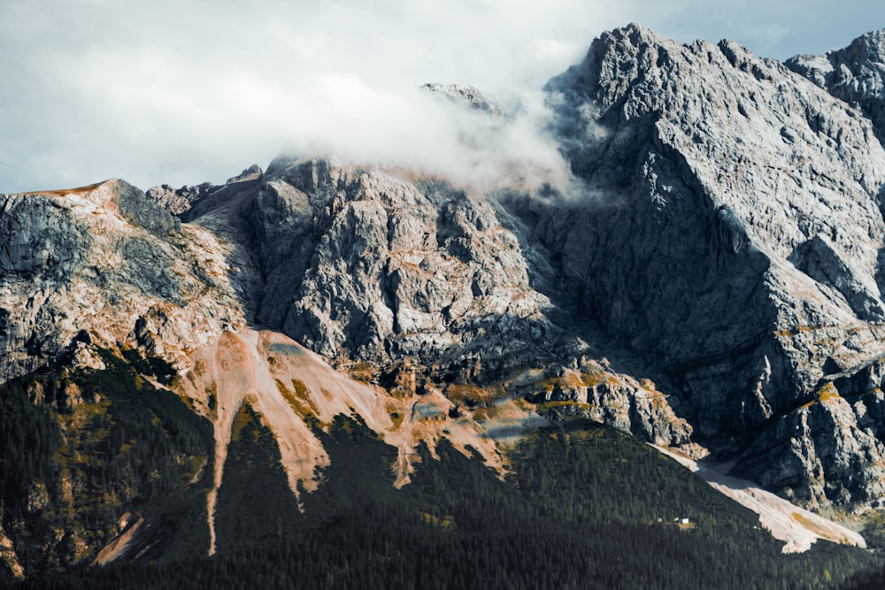 grey rocky mountain during daytime