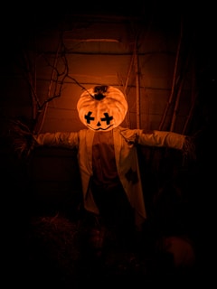 pumpkin -head Scarecrow decor