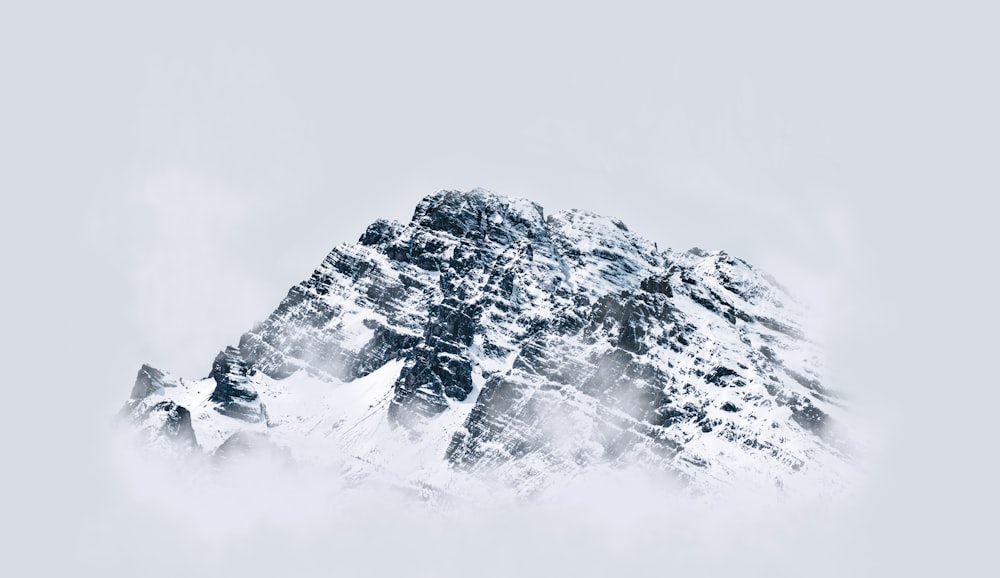 snow-covered mountain