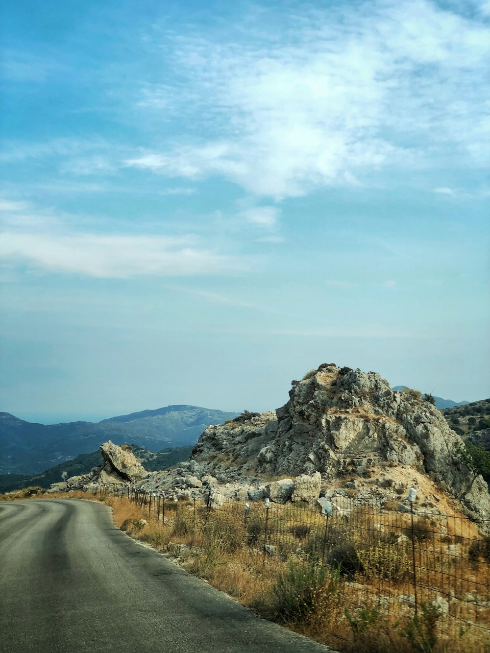 road near brown mountain