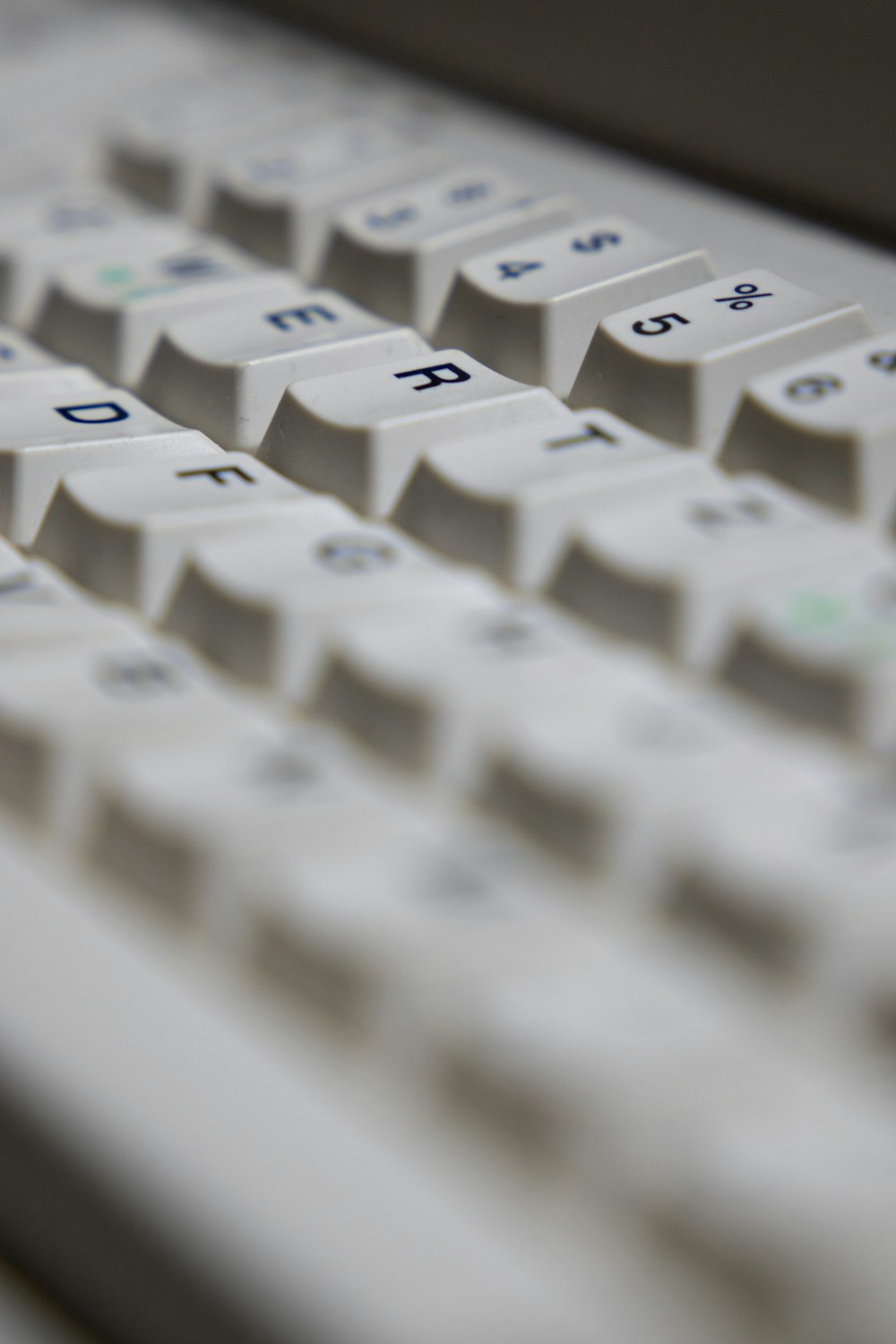 white keyboard
