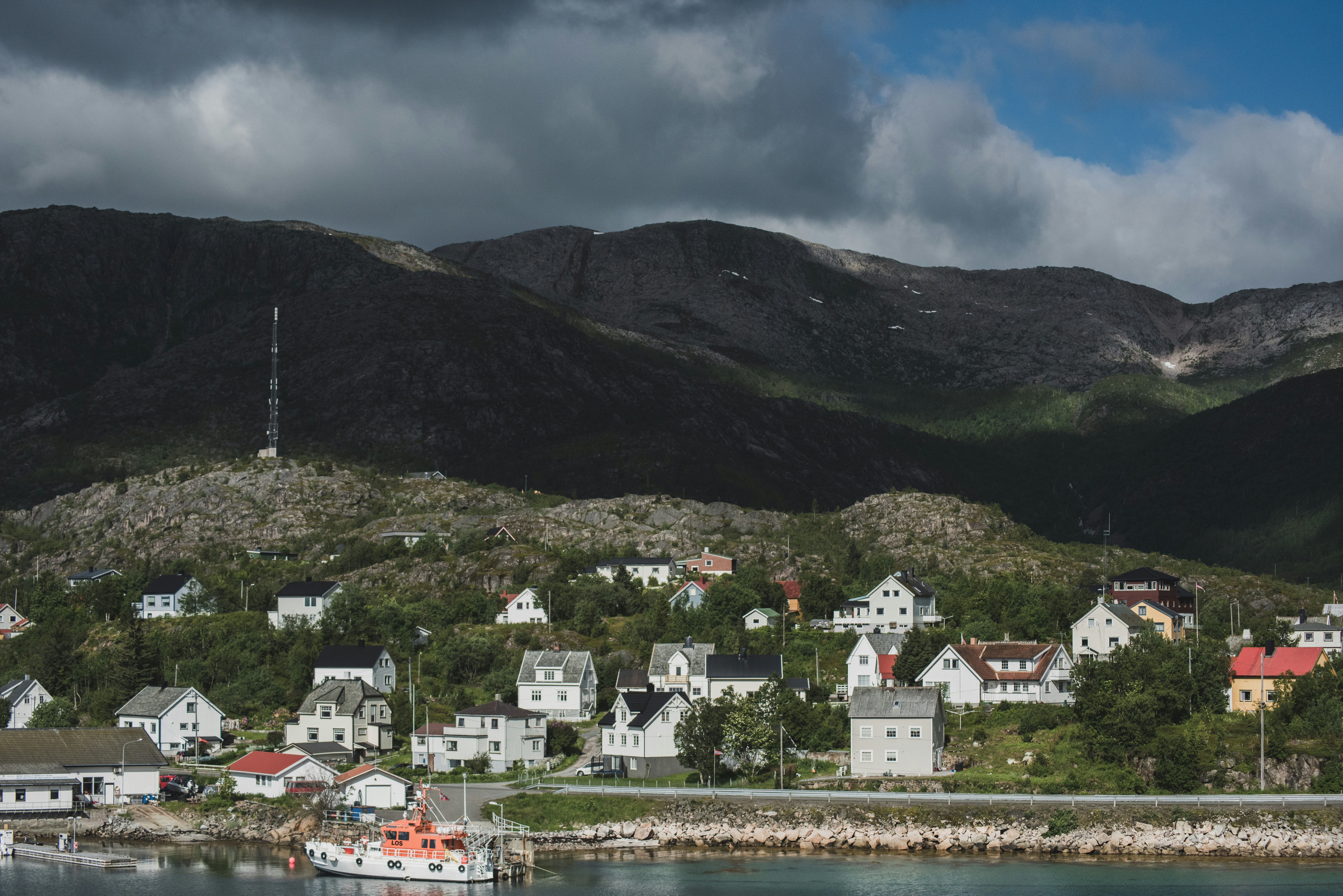 Coastal view of Eskifjordur