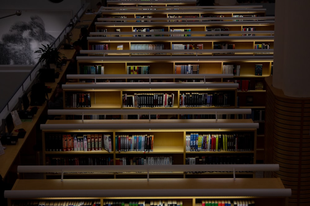 books in library