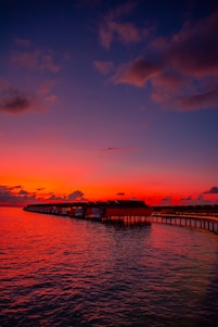 calm body of water during golden hour