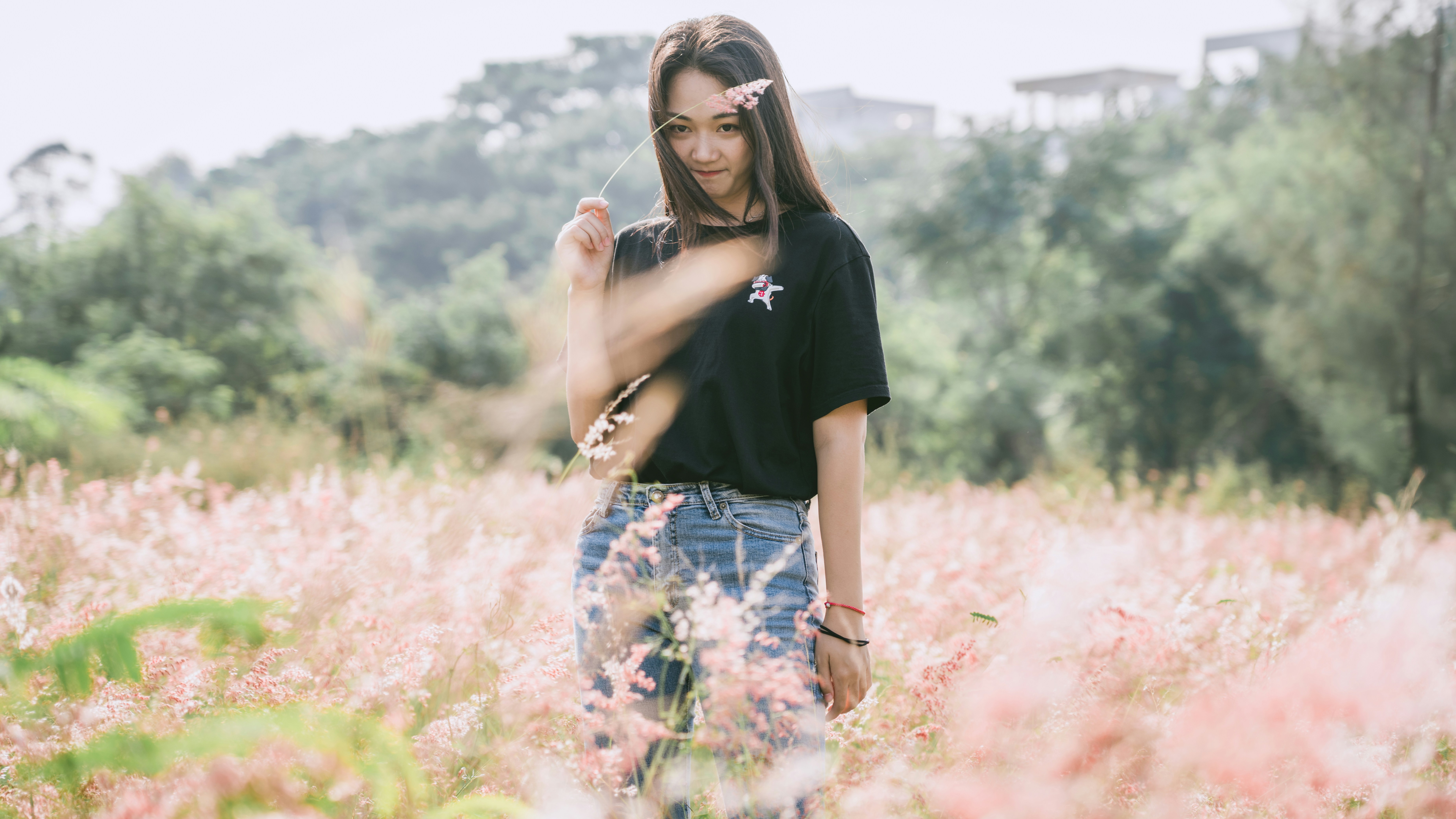 Woman in flower field photo – Free Woman Image on Unsplash