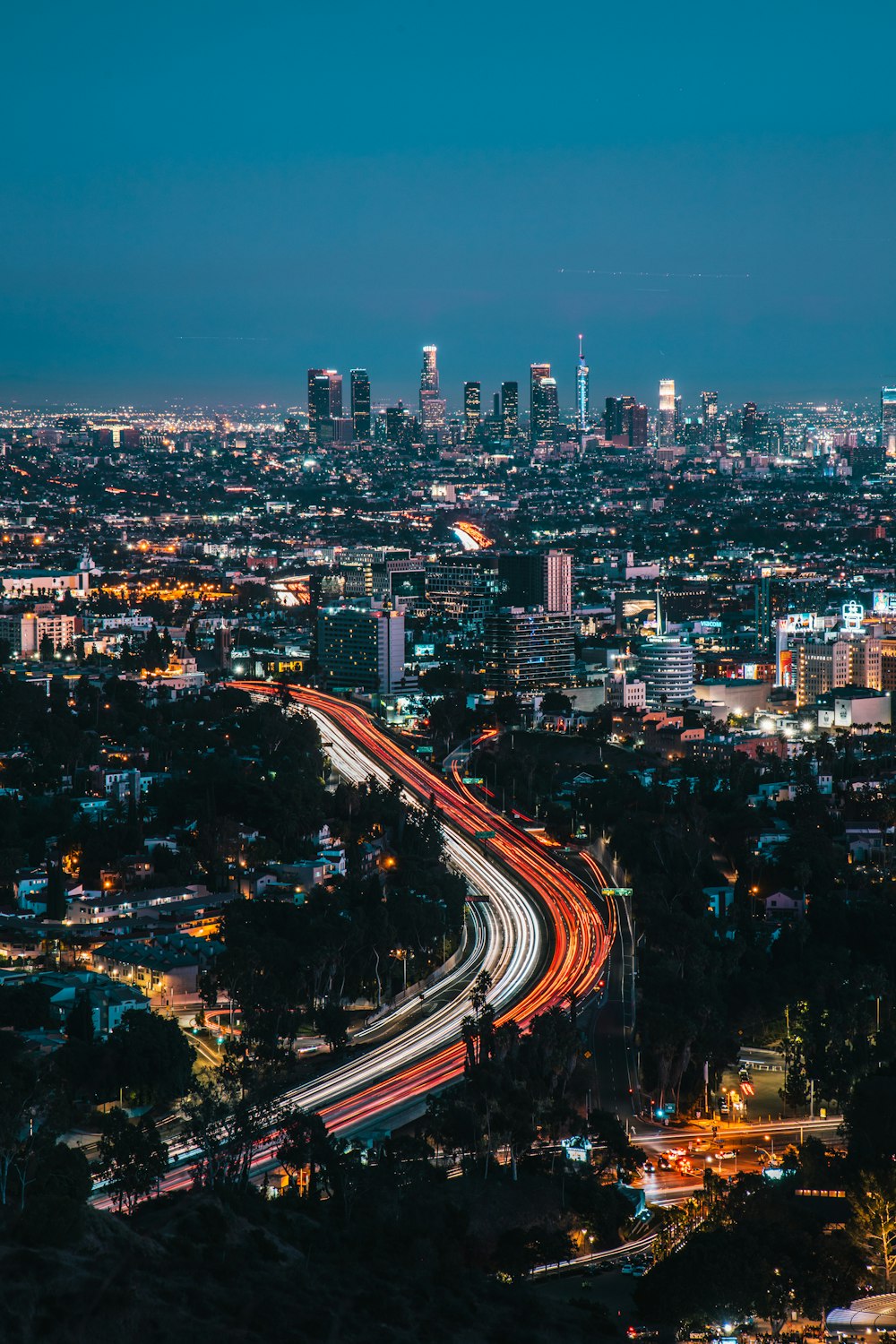 aerial photography of city high rise buildings