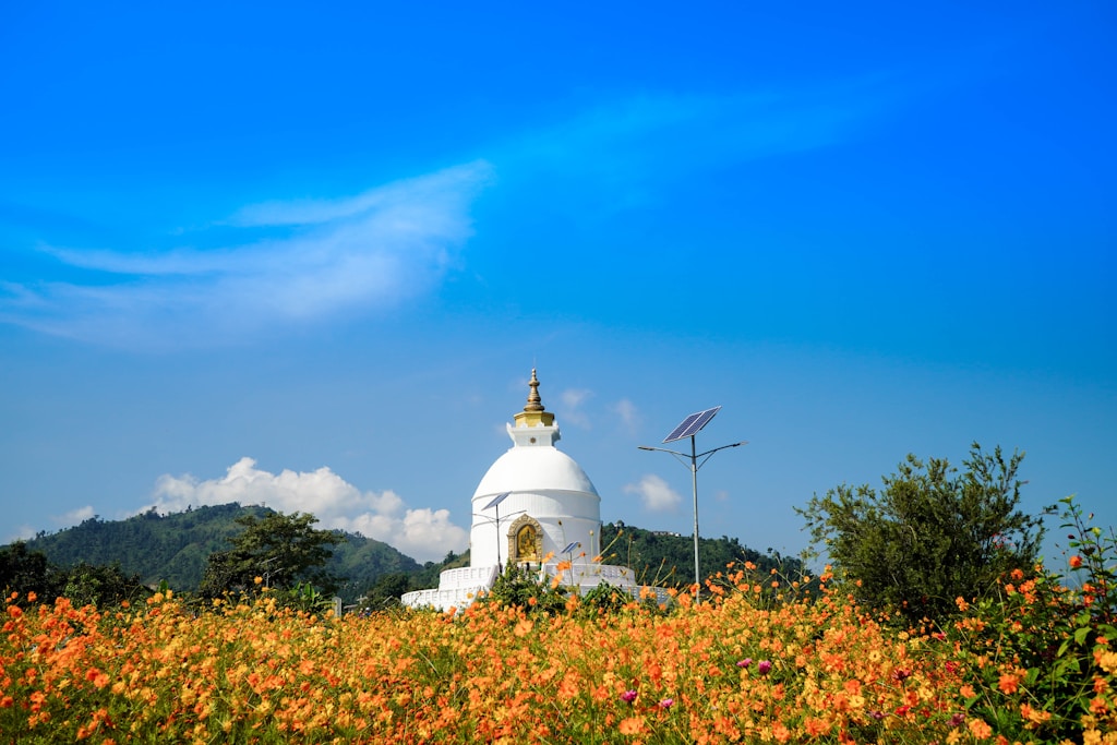 World Peace Pagoda-Lakeside Pokhara