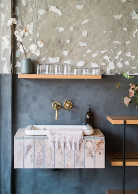 salle de bain design nature