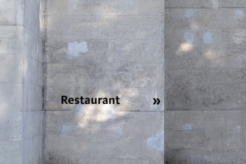restaurant signage