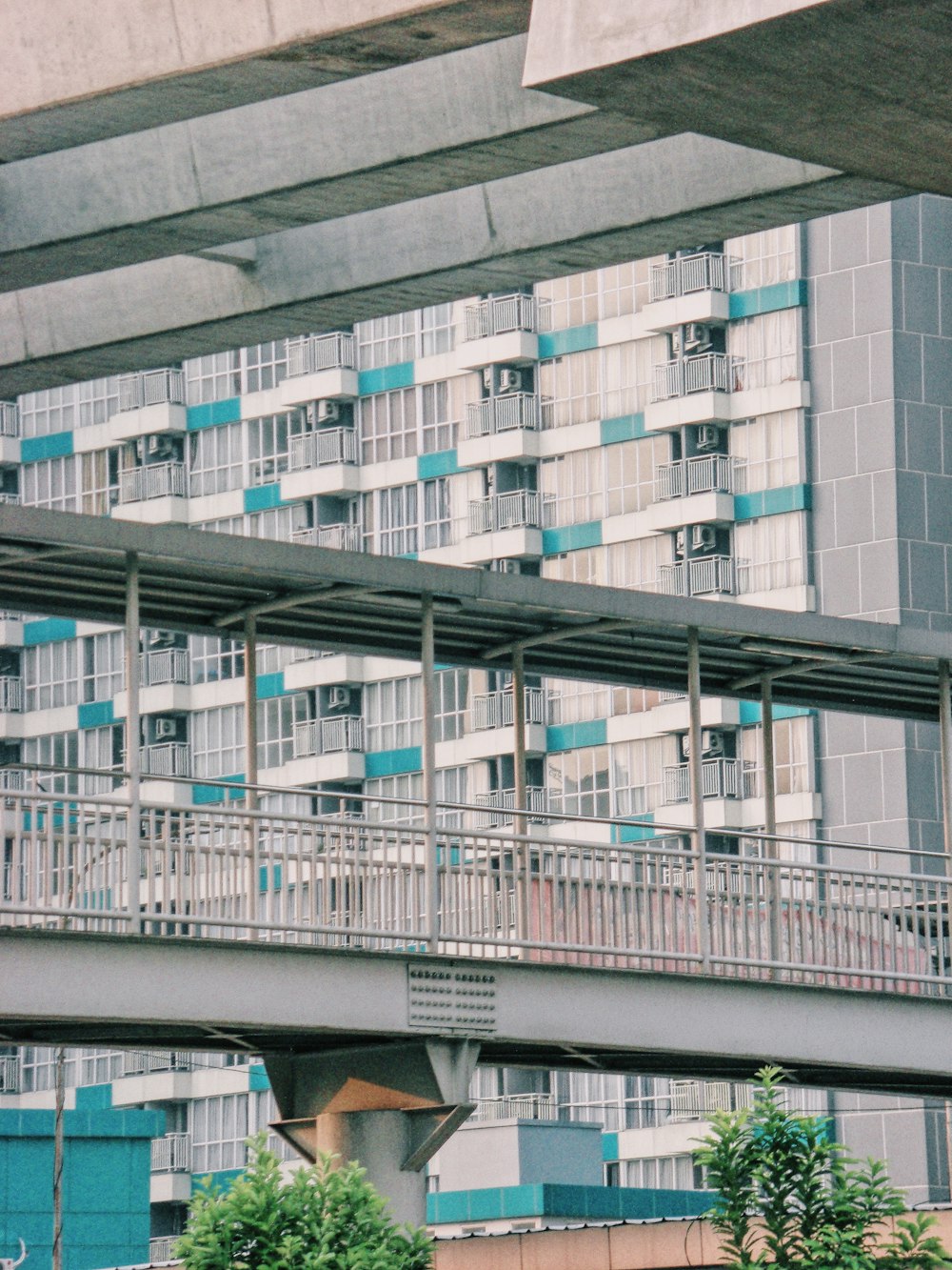 architectural photography of grey building