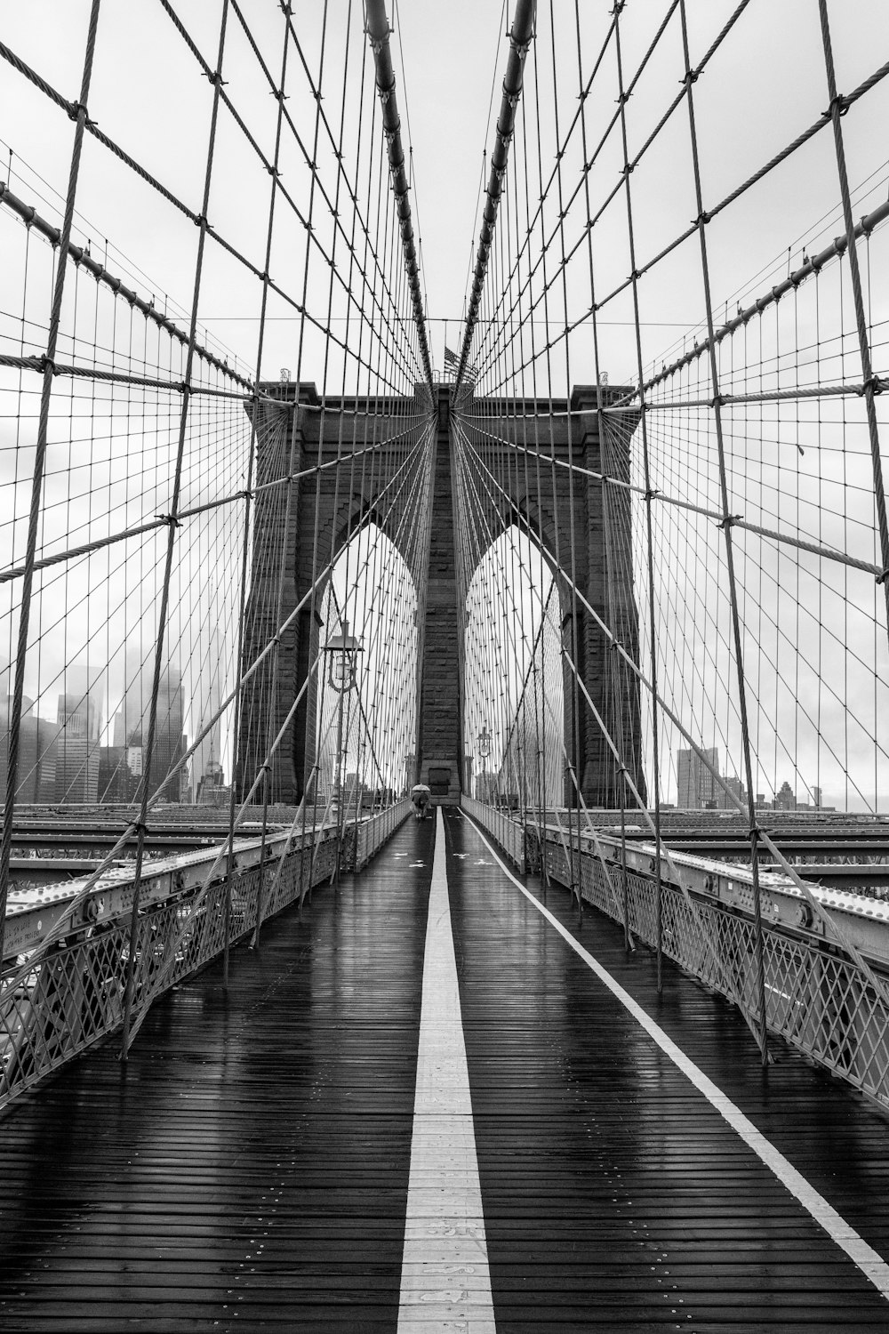 Brooklyn Bridge, New York during day