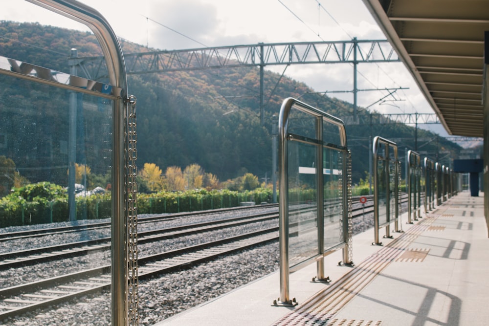 empty train station during day